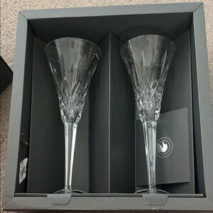 Waterford Crystal Clear Flute Set